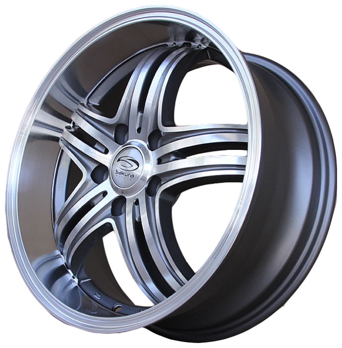 купить Sakura Wheels .3 D73.1 ET35 Серый с полировкой
