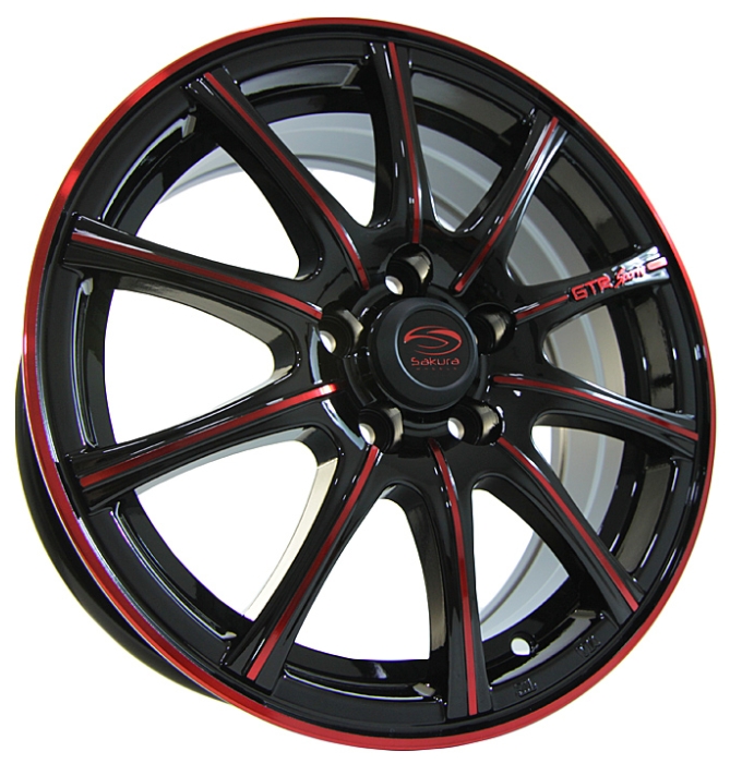 купить Sakura Wheels 0 D73.1 ET40 Черный с красным