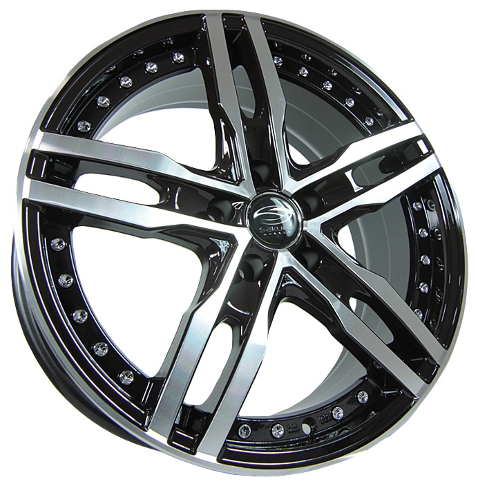 купить Sakura Wheels 12 D73.1 ET45 Черный с полировкой